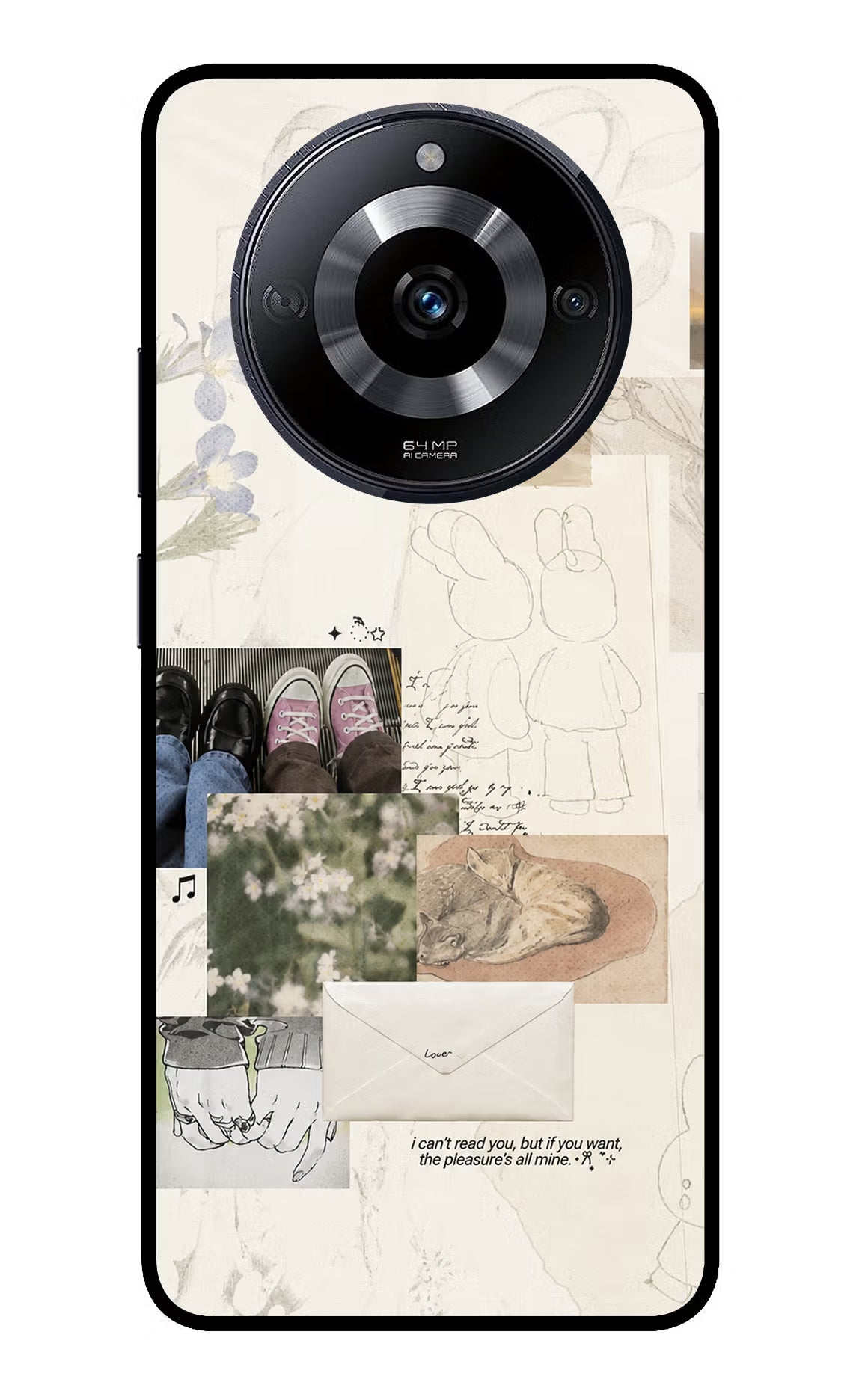 Soft Aesthetic Realme Narzo 60 5G Glass Case