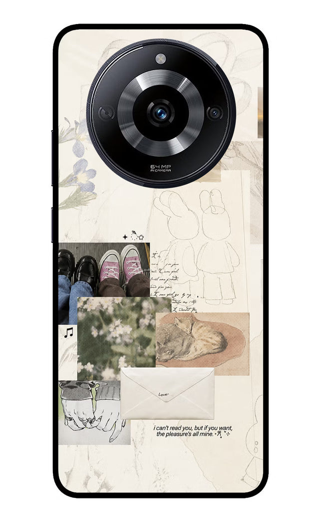 Soft Aesthetic Realme Narzo 60 5G Glass Case Back Cover by Casekaro