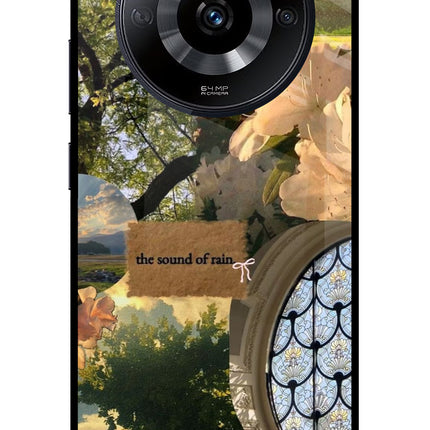 Rain Realme Narzo 60 5G Glass Case Back Cover by Casekaro