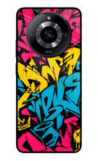 Graffiti Vibe Realme Narzo 60 5G Glass Case Back Cover by Casekaro