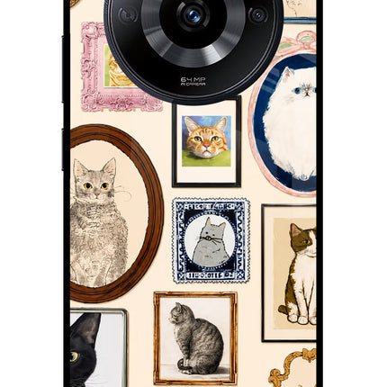 Mirror Cats Realme Narzo 60 5G Glass Case Back Cover by Casekaro