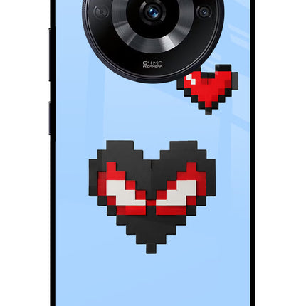 Peter Heart Realme Narzo 60 5G Glass Case Back Cover by Casekaro