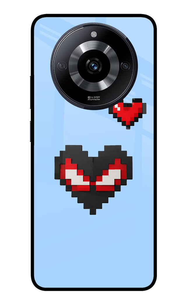 Peter Heart Realme Narzo 60 5G Glass Case Back Cover by Casekaro