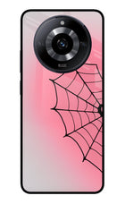 Pink Web Realme Narzo 60 5G Glass Case