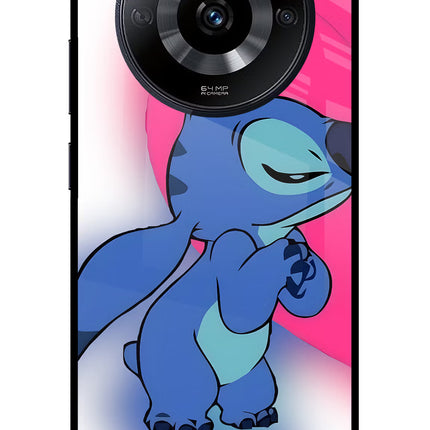 Stitch Hug Realme Narzo 60 5G Glass Case Back Cover by Casekaro