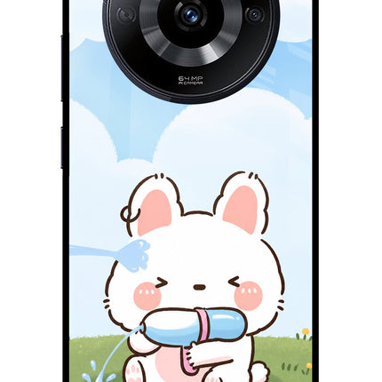 Bunny Treat Realme Narzo 60 5G Glass Case Back Cover by Casekaro