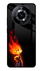 Ember Flame Realme Narzo 60 5G Glass Case Back Cover by Casekaro