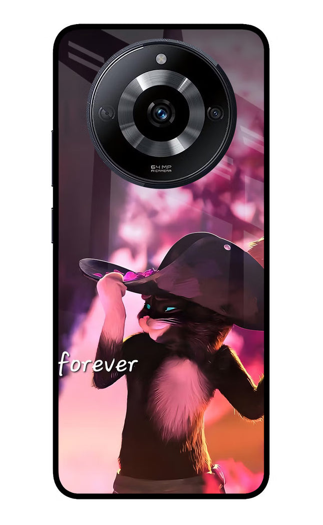 Forever Cat Realme Narzo 60 5G Glass Case Back Cover by Casekaro