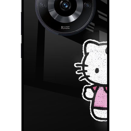 Kitty Charm Realme Narzo 60 5G Glass Case Back Cover by Casekaro