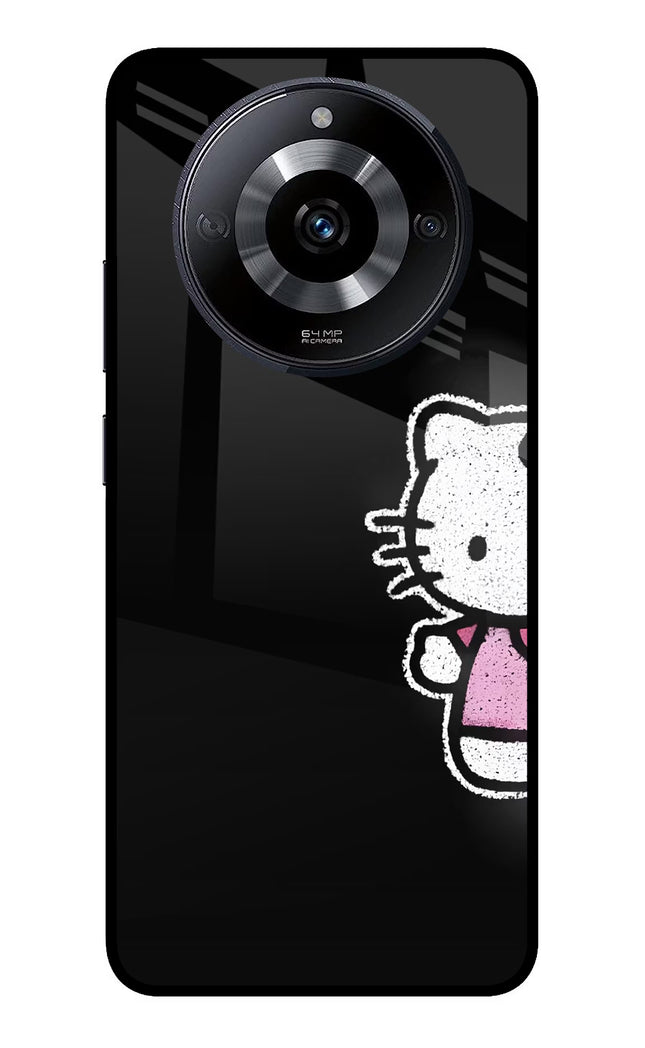 Kitty Charm Realme Narzo 60 5G Glass Case Back Cover by Casekaro