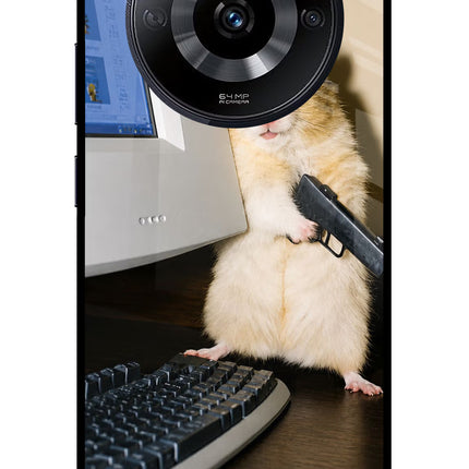 Hacker Hamster Realme Narzo 60 5G Glass Case Back Cover by Casekaro