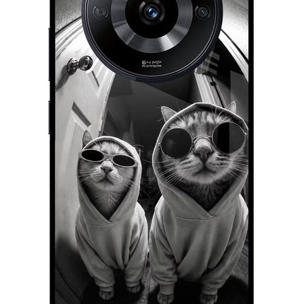 Hood Cats Realme Narzo 60 5G Glass Case Back Cover by Casekaro