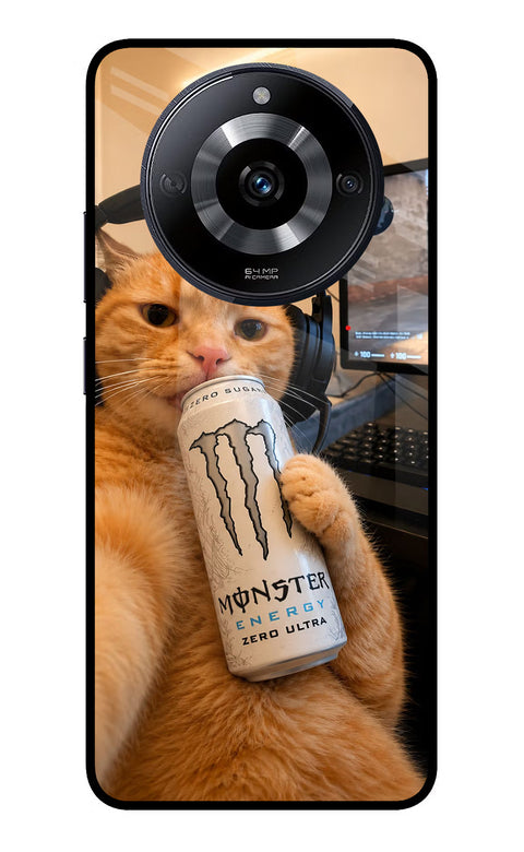 Gamer Cat Energy Realme Narzo 60 5G Back Cover