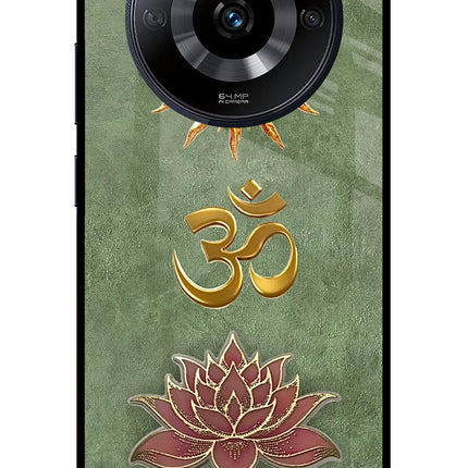 Om & Lotus Realme Narzo 60 5G Glass Case