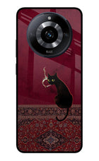 Midnight Cat Realme Narzo 60 5G Glass Case