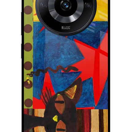 Pop Cat Realme Narzo 60 5G Glass Case