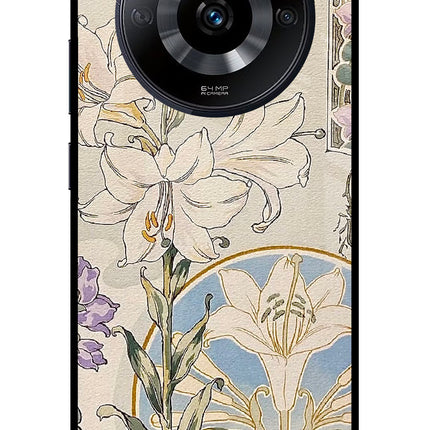 White Lily Realme Narzo 60 5G Glass Case