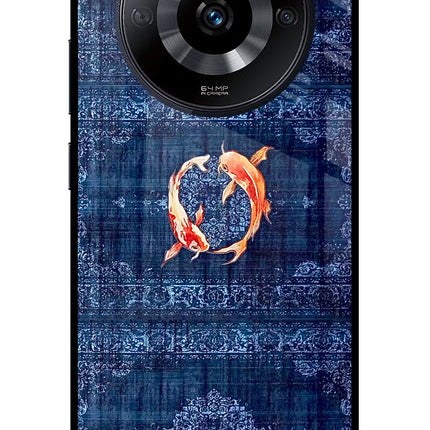 Koi Blue Realme Narzo 60 5G Glass Case