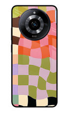Wavy Grid Realme Narzo 60 5G Glass Case