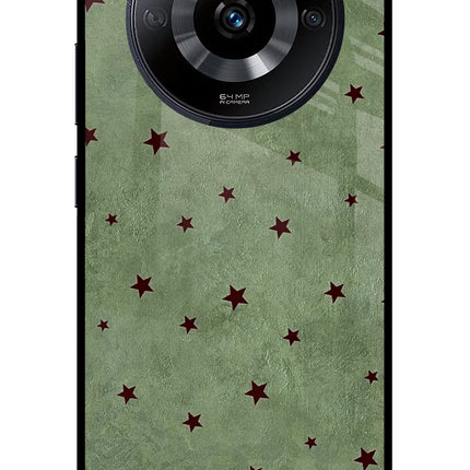 Green Stars Realme Narzo 60 5G Glass Case