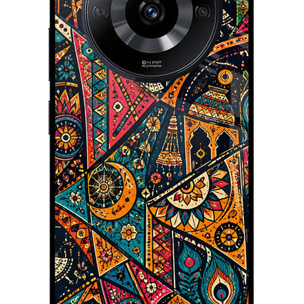 Folk Print Realme Narzo 60 5G Glass Case
