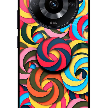 Spiral Pattern Realme Narzo 60 5G Pop Case by Casekaro