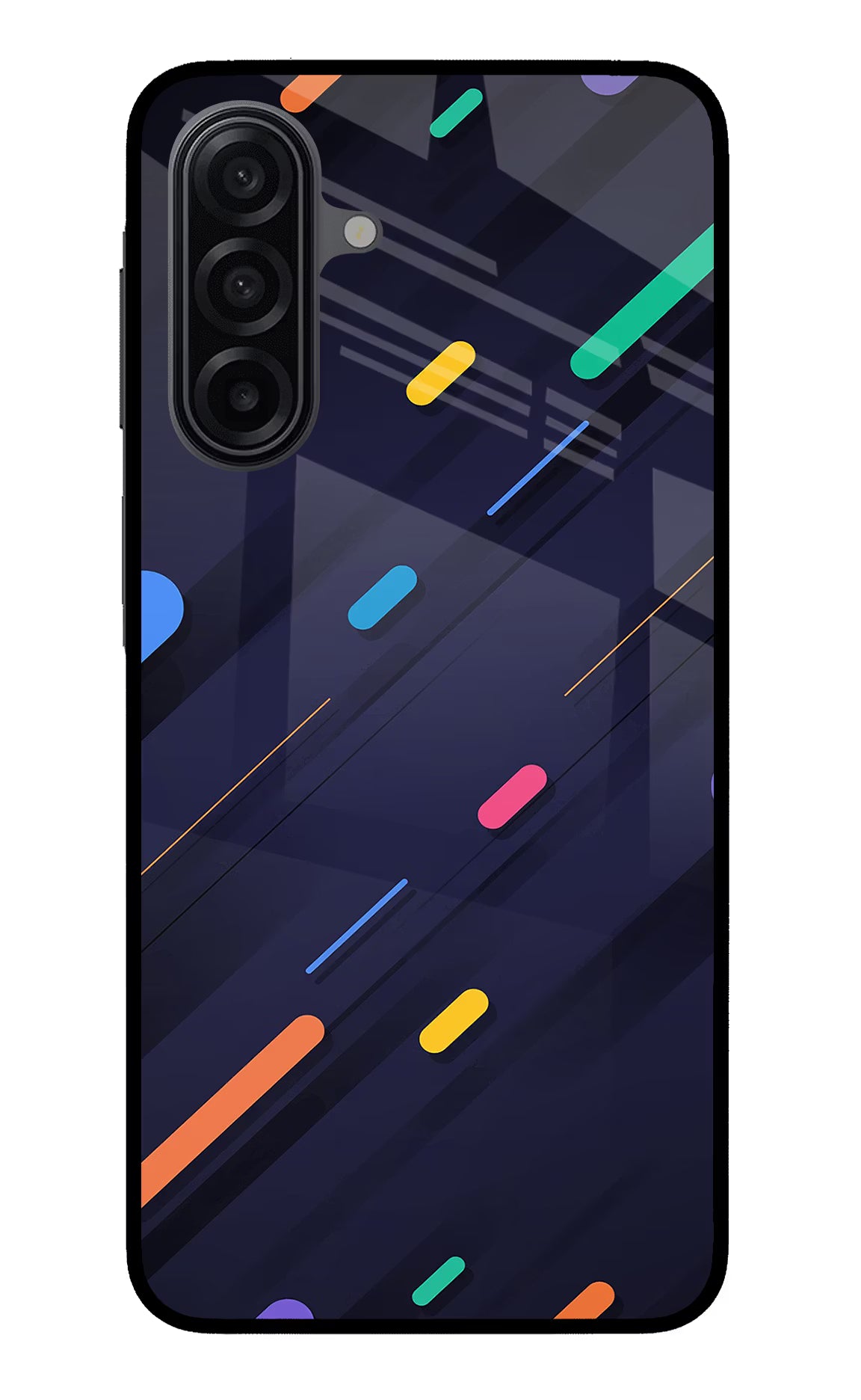 Abstract Design Samsung M17 5G Glass Case
