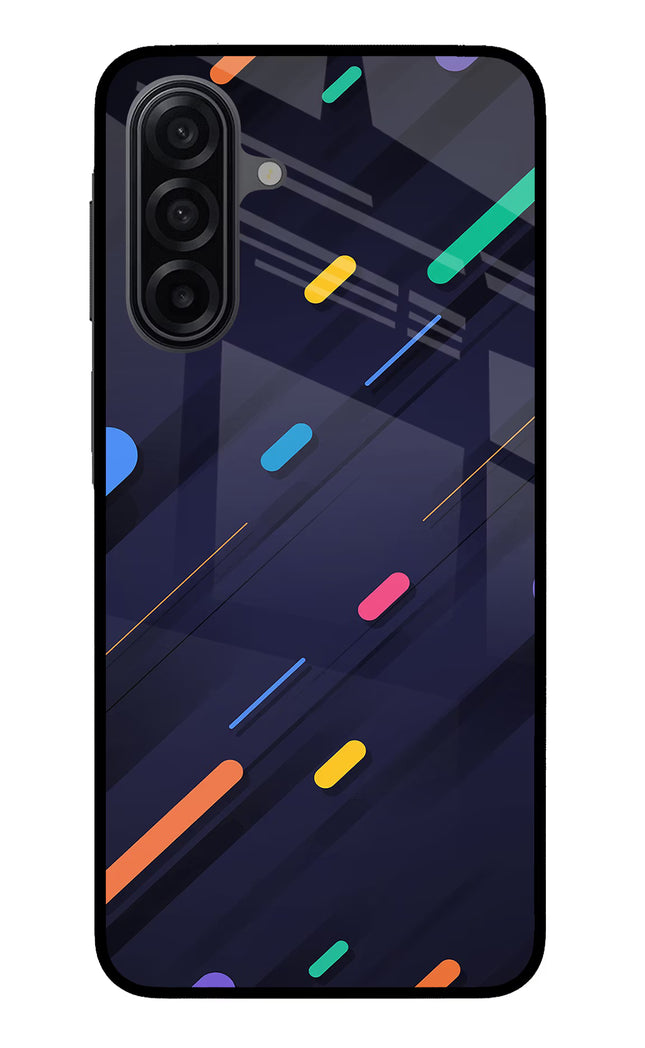 Abstract Design Samsung M17 5G Glass Case Back Cover by Casekaro