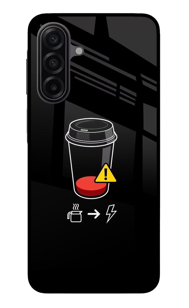 Coffee Samsung M17 5G Glass Case Back Cover by Casekaro