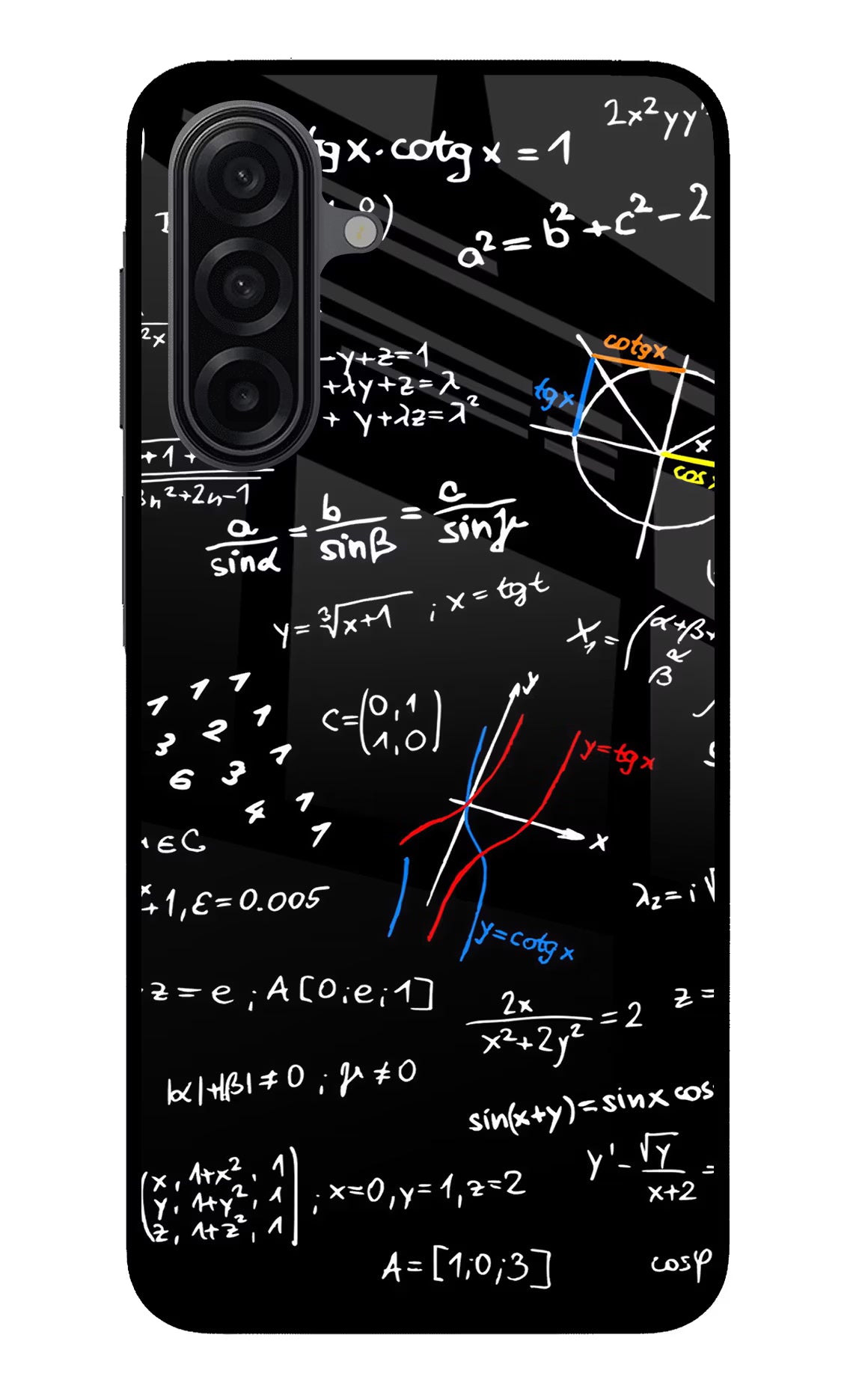 Mathematics Formula Samsung M17 5G Glass Case