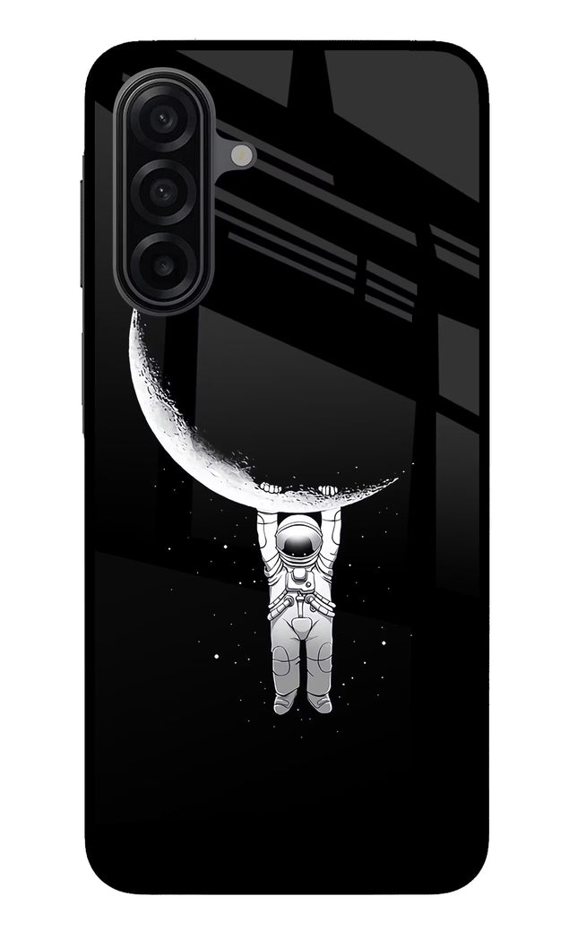 Moon Space Samsung M17 5G Glass Case Back Cover by Casekaro