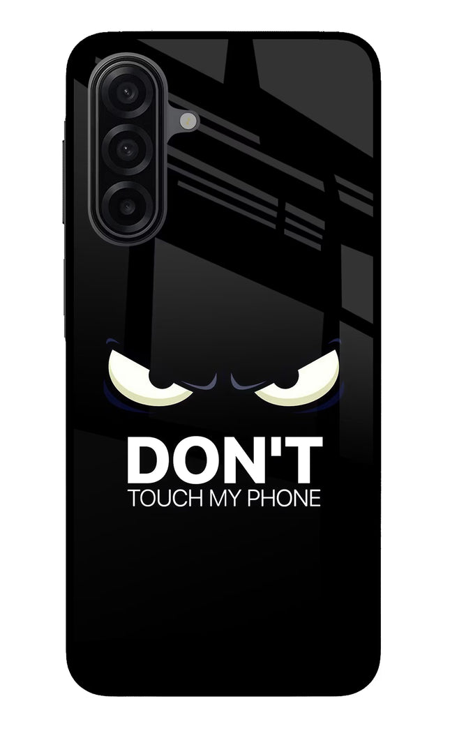 Don'T Touch My Phone Samsung M17 5G Glass Case Back Cover by Casekaro