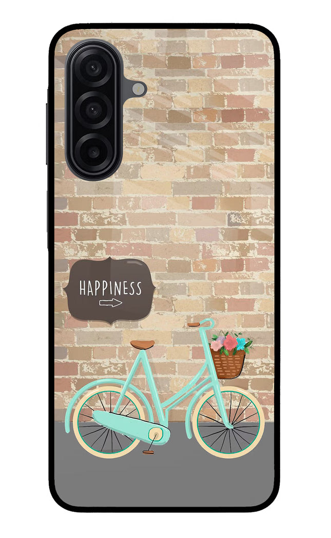 Happiness Artwork Samsung M17 5G Glass Case Back Cover by Casekaro