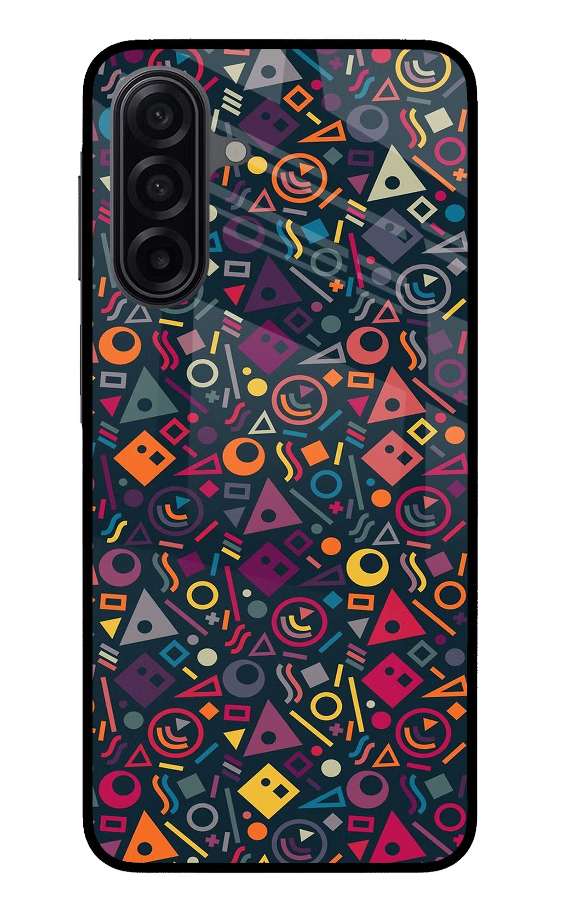 Geometric Abstract Samsung M17 5G Glass Case