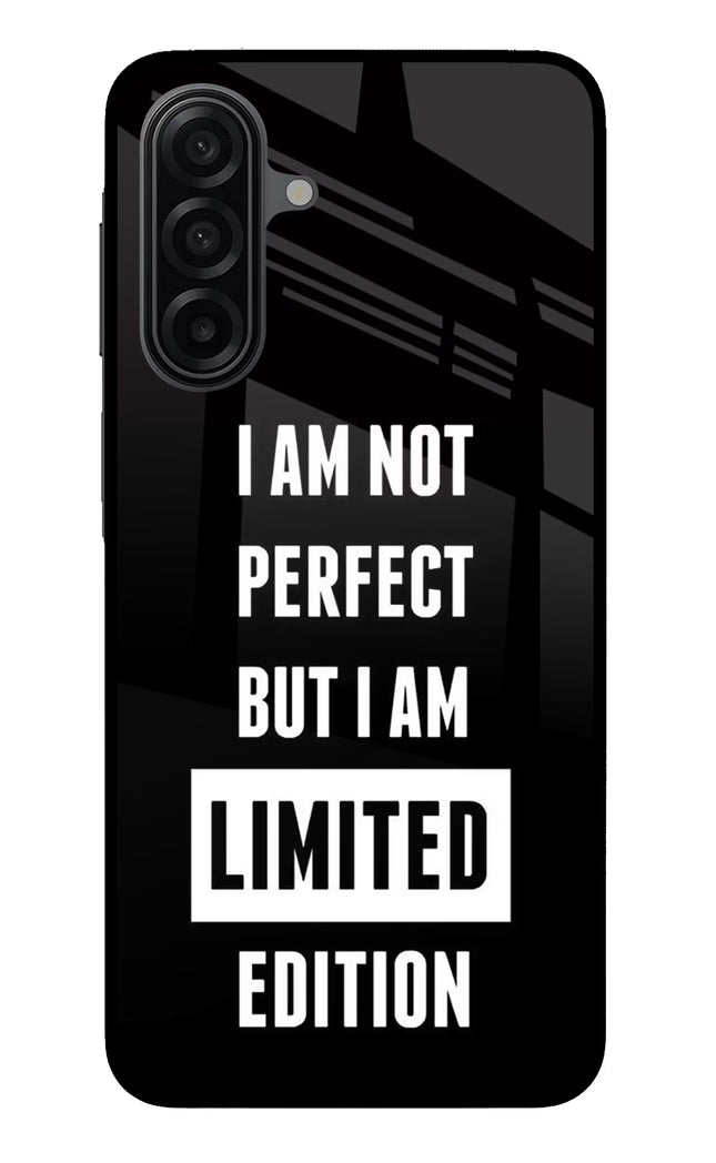 I Am Not Perfect But I Am Limited Edition Samsung M17 5G Glass Case Back Cover by Casekaro