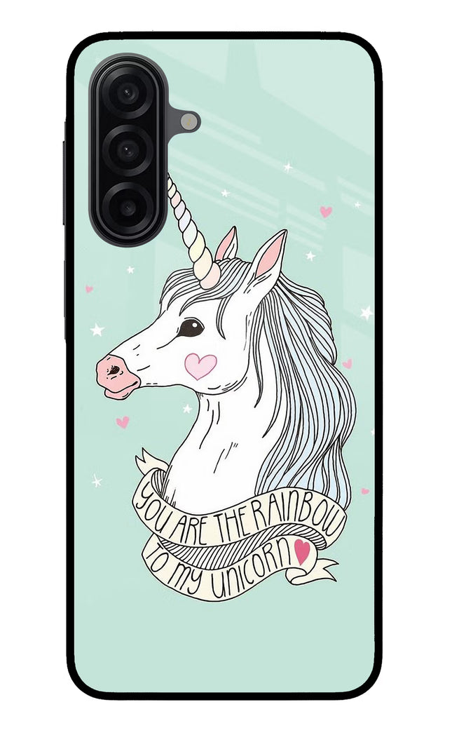 Unicorn Wallpaper Samsung M17 5G Glass Case Back Cover by Casekaro