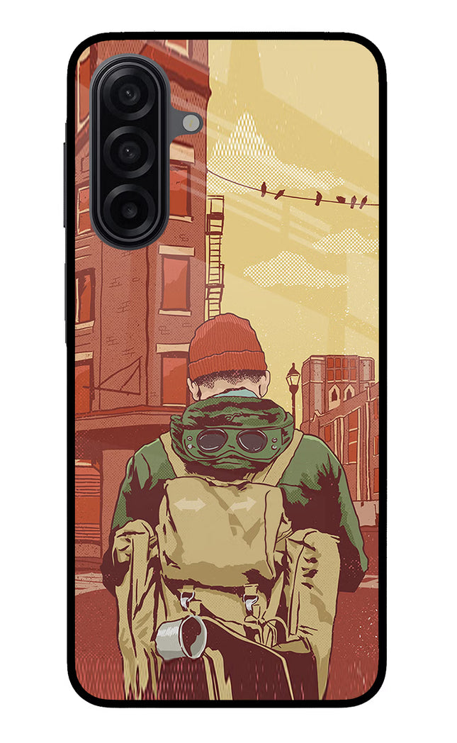 Adventurous Samsung M17 5G Glass Case Back Cover by Casekaro
