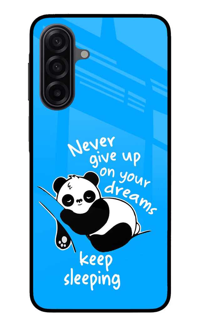 Keep Sleeping Samsung M17 5G Glass Case Back Cover by Casekaro