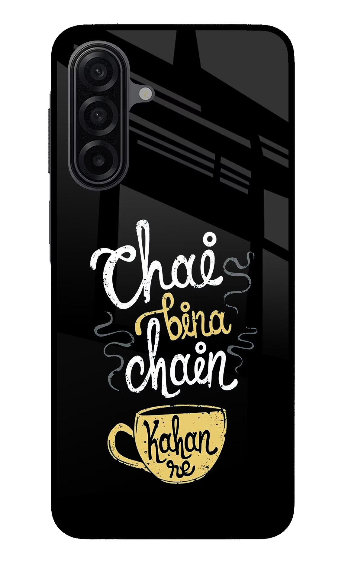 Chai Bina Chain Kaha Re Samsung M17 5G Glass Case