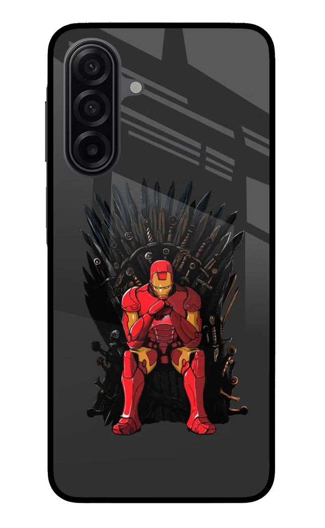 Ironman Throne Samsung M17 5G Glass Case Back Cover by Casekaro