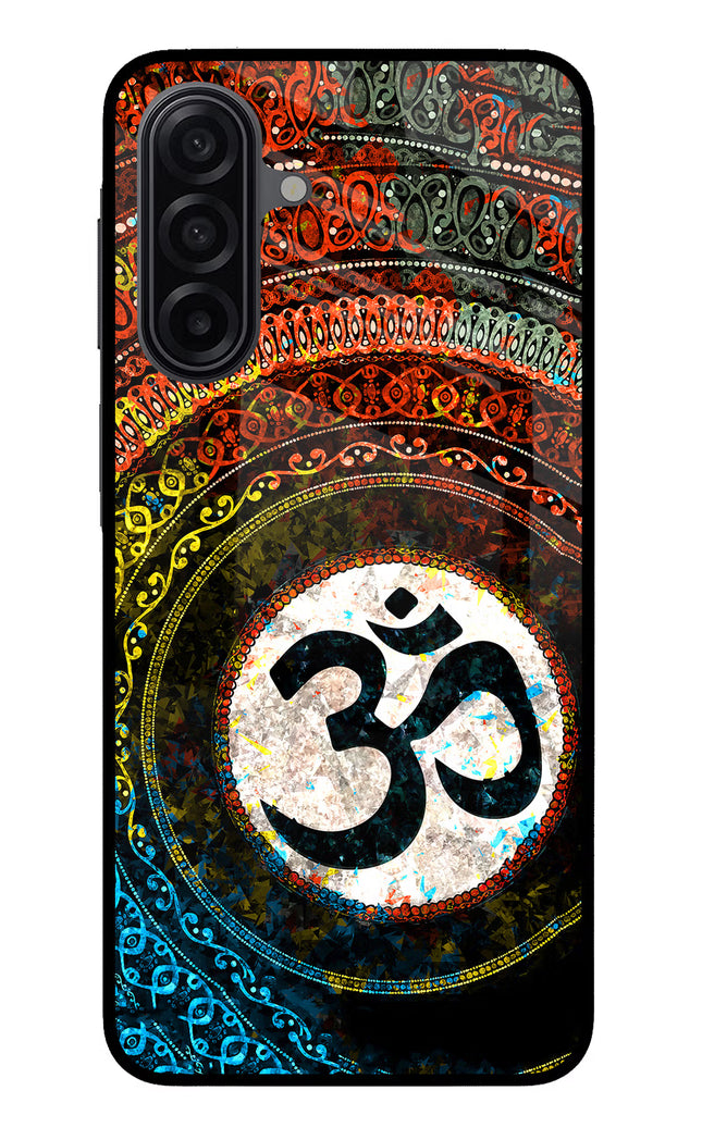 Om Cultural Samsung M17 5G Glass Case Back Cover by Casekaro