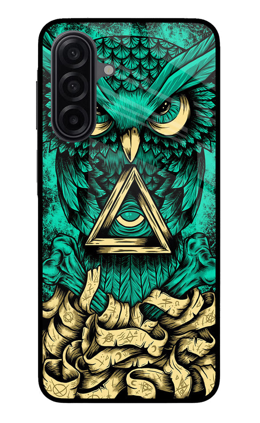 Green Owl Samsung M17 5G Glass Case