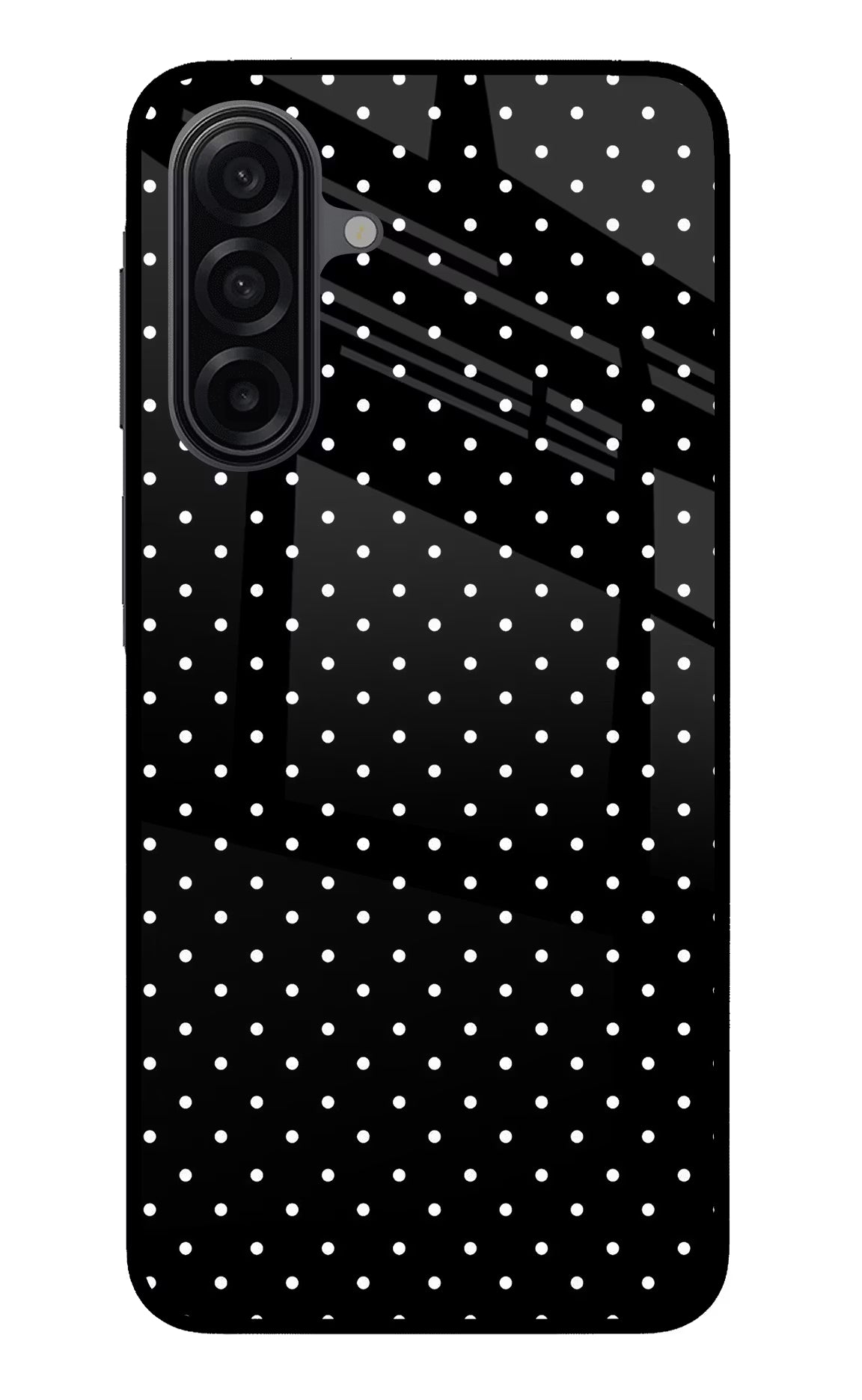 White Dots Samsung M17 5G Glass Case