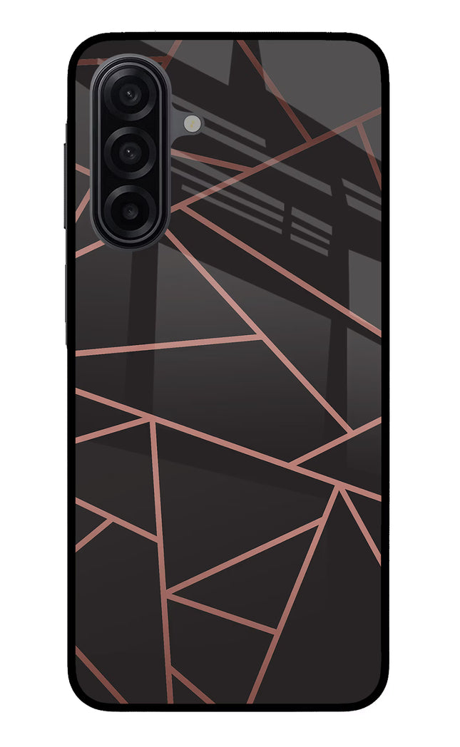 Geometric Pattern Samsung M17 5G Glass Case Back Cover by Casekaro