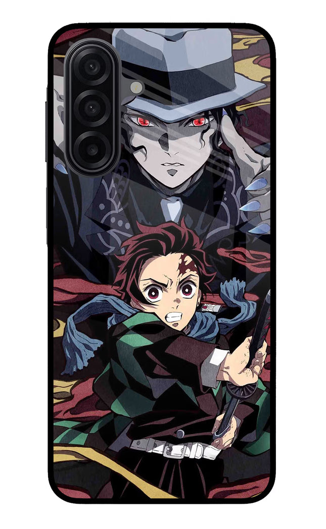 Demon Slayer Samsung M17 5G Glass Case Back Cover by Casekaro