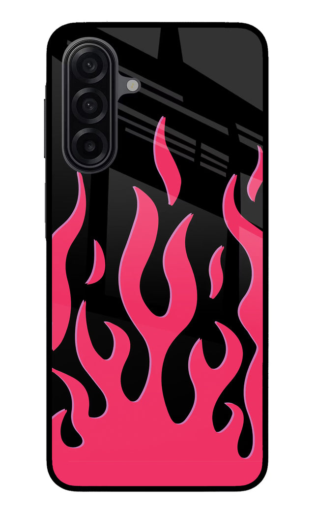 Fire Flames Samsung M17 5G Glass Case Back Cover by Casekaro