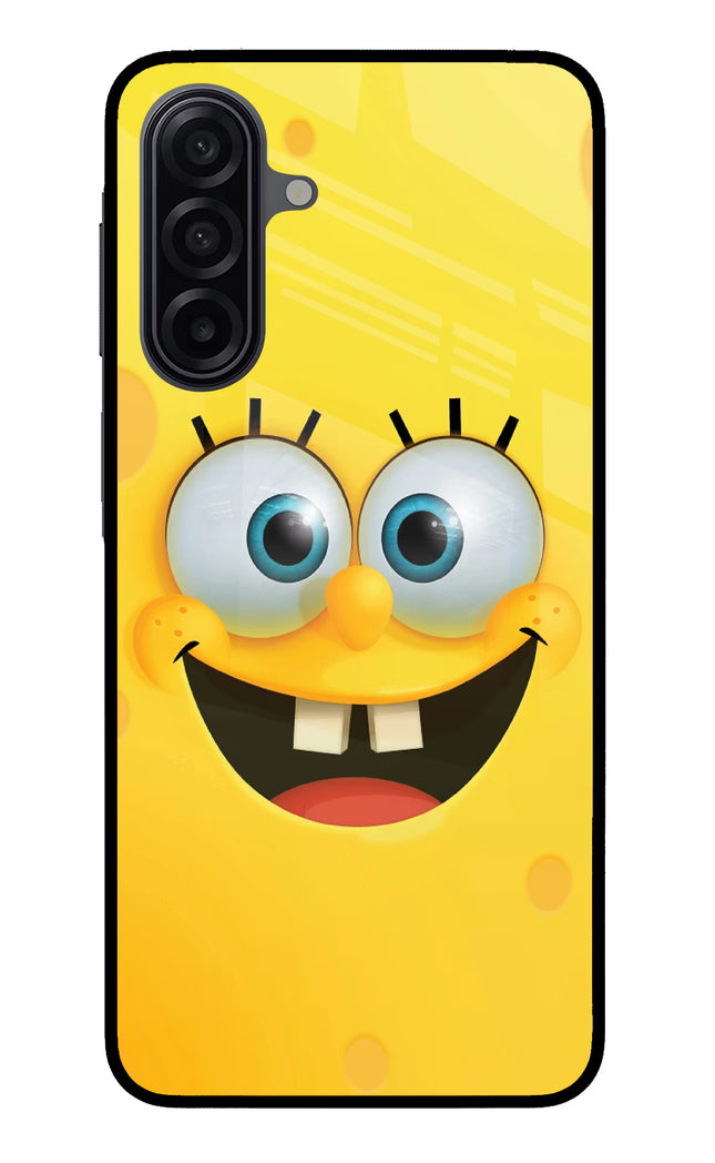 Sponge 1 Samsung M17 5G Glass Case Back Cover by Casekaro