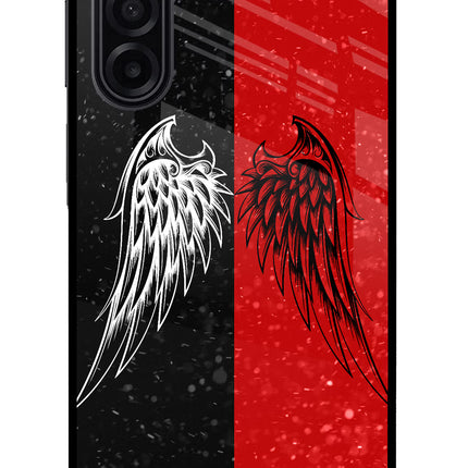 Wings Samsung M17 5G Glass Case