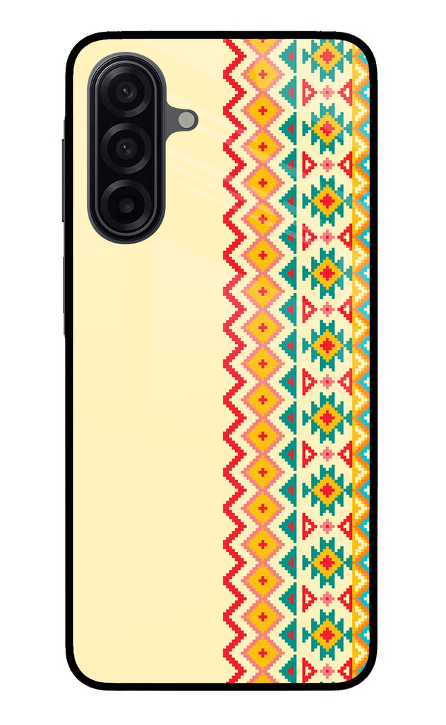 Ethnic Seamless Samsung M17 5G Glass Case Back Cover by Casekaro