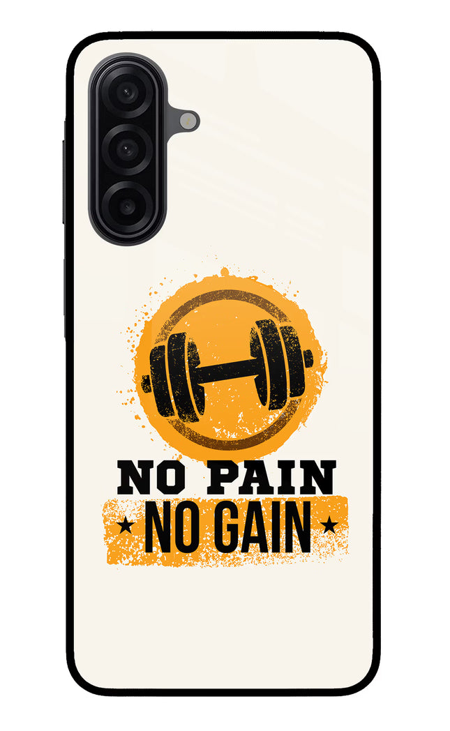 No Pain No Gain Samsung M17 5G Glass Case Back Cover by Casekaro